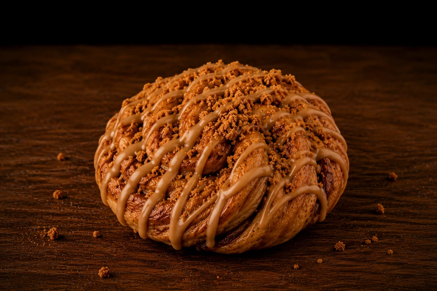 Biscoff cinnamon bun