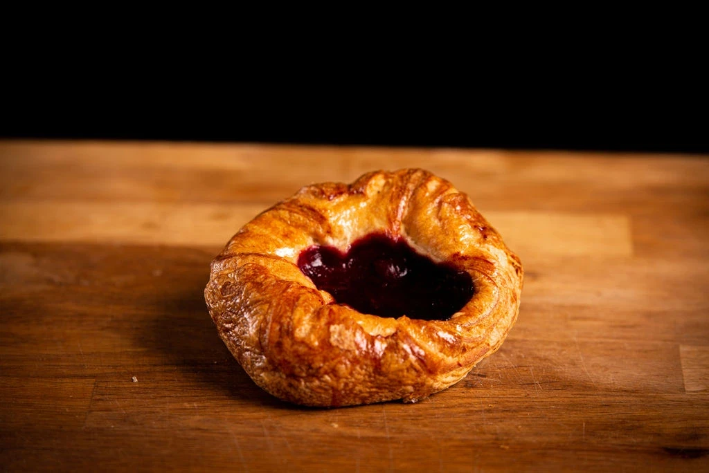 Cherry Danish pastry