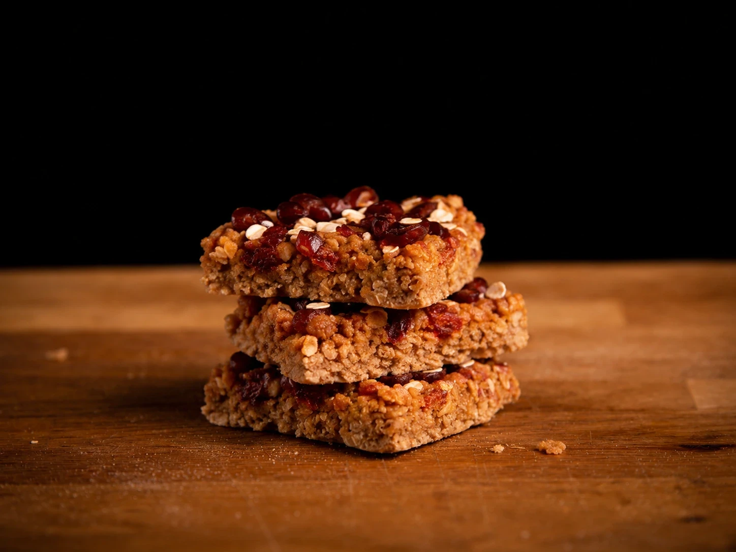 Cherry flapjacks