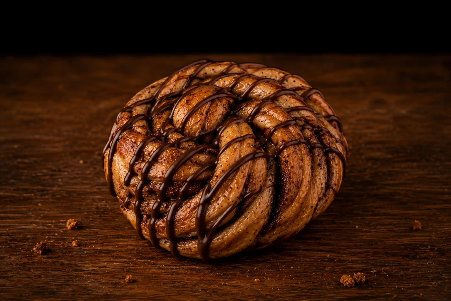 Chocolate cinnamon bun