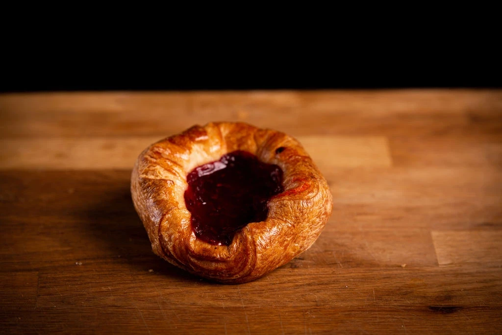 Raspberry Danish pastry
